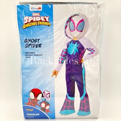 Spirit Toddler Ghost Spider Costume - Spidey and His Amazing Friends Sizes Vary - Image 1 of 4