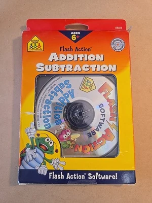 Addition Subtraction Flash Action Software PC CD ROM WIN/MAC Combined Shipping! - Image 1 of 2