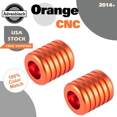 Barra deslizante de choque con incrustación mecanizada ProTek CNC naranja Advanblack Foto 1 de 4