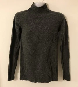 MARCS Australian Merino Wool Mock Neck Jumper Pullover Size S 10 Charcoal Grey - Picture 1 of 14