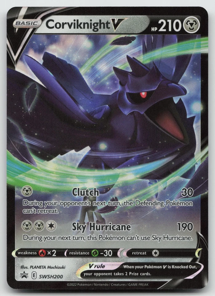 Corviknight V Promo Holo SWSH: Sword & Shield Promo Cards SWSH200 NM - Image 1 of 2