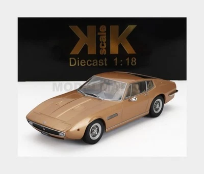 KK-SCALE KKDC181274 MASERATI - GHIBLI COUPE 1969 - GOLD MET - 1/18 - Immagine 1 di 2