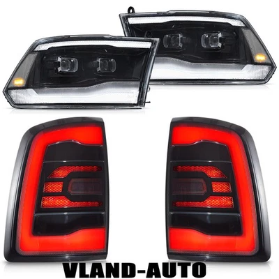 Faros LED secuenciales para RAM 1500/2500/3500 2009-2018 2 pares de luces traseras LED Foto 1 de 4