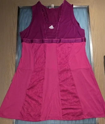 Adidas Ana Ivanovic Climacool Magenta/Púrpura Sin Mangas Tenis Golf Vestido Talla XL Foto 1 de 4