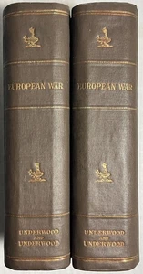 European War Stereoview Set Vol I & II Underwood & Underwood WWI Photos Set 52 - Picture 1 of 22