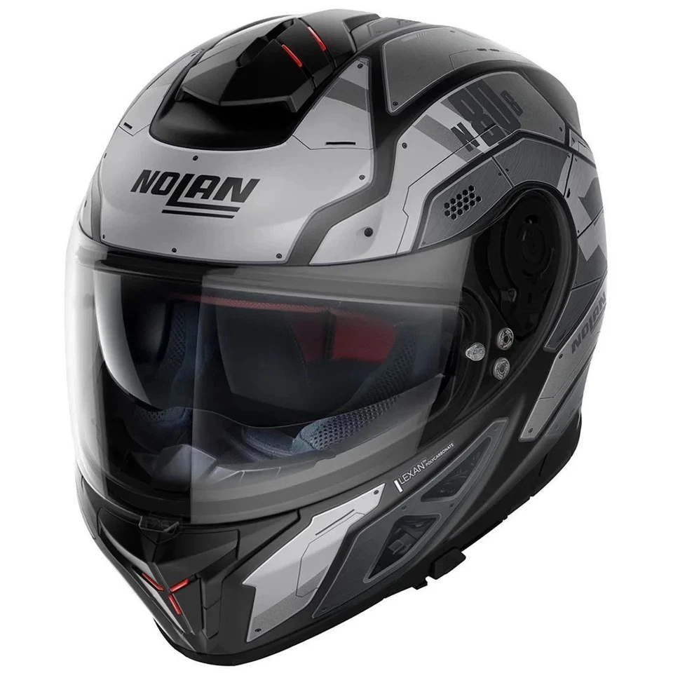 Nolan N80-8 Starscream N-COM Motorcycle Helmet Flat Black Street Touring Medium - Image 1 of 2