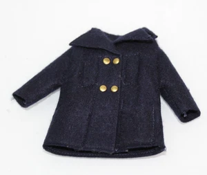 Vintage 1970s Sindy Doll Navy Peacoat – Genuine Pedigree Label Made in Hong Kong - Picture 1 of 3