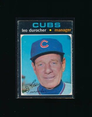 1971 OPC #609, Leo Durocher, VG VGEX HI # SP - Image 1 of 2