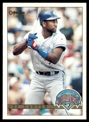 1993 O-Pee-Chee World Champions Joe Carter Toronto Blue Jays #3 - Image 1 of 2