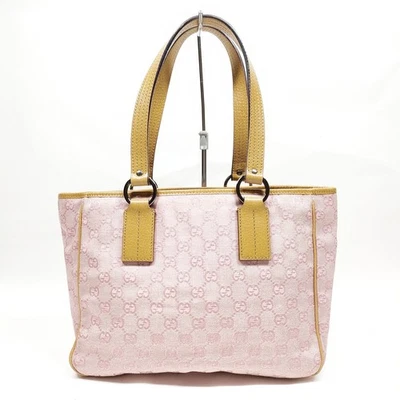 NO TARIFF Gucci Tote Bag Pink Canvas 4492295 - Image 1 of 4