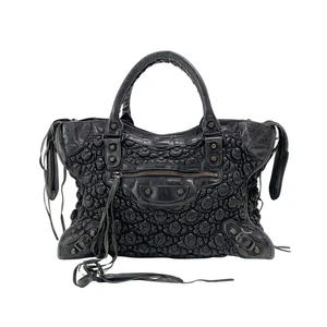 BALENCIAGA The City Black Leather Hand bag - Picture 1 of 21