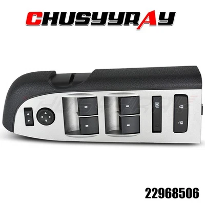 Interruptor maestro de ventana eléctrica 22968506 para Silvera GMC Sierra 2010-2013 NUEVO Foto 1 de 4