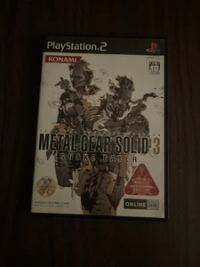 (P) Metal Gear Solid 3 Snake Eater PS2 Japan Import SLPM 65790 US Seller CIB - Picture 1 of 4