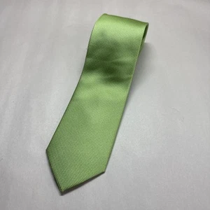 HAINES & BONNER MEN'S TIE GREEN/GEOMETRIC Width: 3.3/8" Length: 57" - Picture 1 of 9