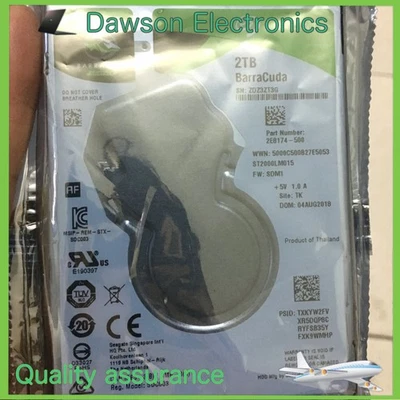 New Seagate BarraCuda ST2000LM015 2TB 5400RPM 2.5 SATA 6.0 GB/s 128MB Hard Drive - Image 1 of 3