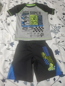 Mario Kart Niños Camisa Pantalones Cortos Conjunto 2 Piezas 6T/7T - Imagen 1 de 3