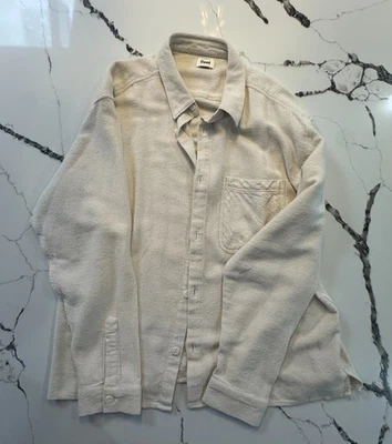 XL - $49 - Elwood 90's Flannel White - Image 1 of 3