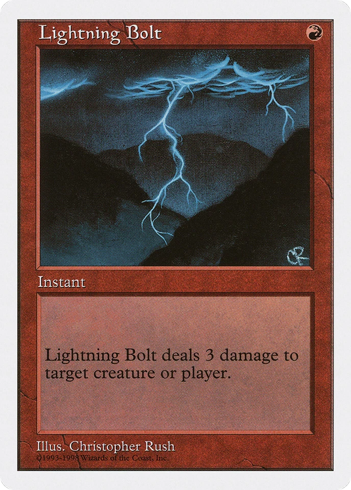 Lightning Bolt #34 (HP) Anthologies ATH Magic MTG - Image 1 of 1