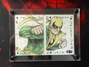 2021 UD Marvel Premier Sketch Cards Booklet Iron Fist 1/1 - Picture 1 of 2