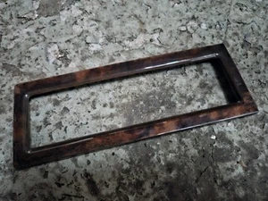 VW GOLF MK4 GTI V5 V6 WOOD DASH TRIM AIRCON CONTROLS SURROUND BORA - Picture 1 of 3