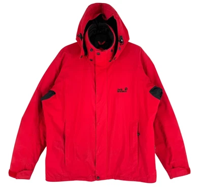 Chaqueta Impermeable Con Capucha Jack Wolfskin Para Hombre 4X4 Talla M - Imagen 1 de 4