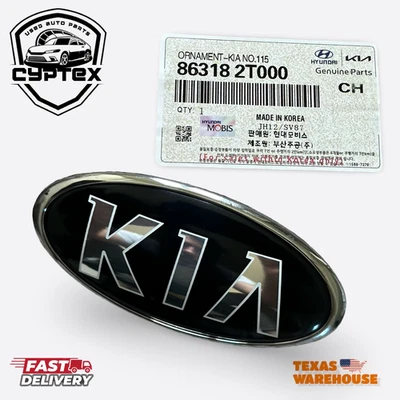 Kia Cadenza 2013-2016 capó delantero logotipo emblema no. 115 Ornamento 86318-2T000 Foto 1 de 4