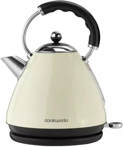 Cookworks Pyramid Kettle - Almond - Picture 1 of 7