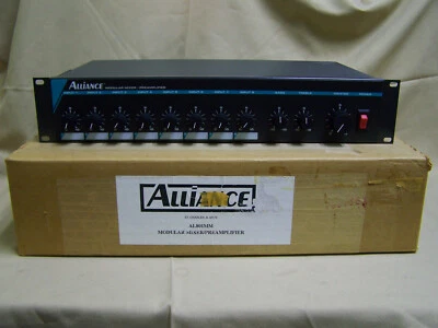 Nuevo de Lote Antiguo DuKane Alliance AL801MM Micrófono Mezclador/Preamplificador PA Mezclador Montaje en Rack Foto 1 de 4