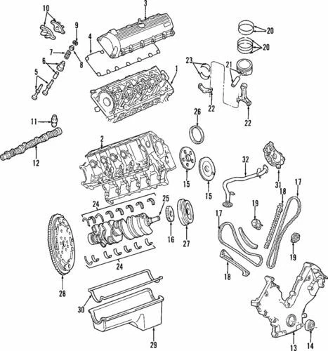 Junta de culata de motor Ford E150 E250 2005-2018 genuina OE NUEVA 4C3Z-6051-BA Foto 1 de 1