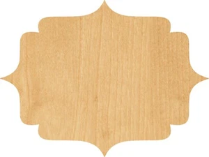 Halterung Rahmen Laser ausgeschnitten Holzform Bastelbedarf - Holzhandwerk Ausschnitt - Bild 1 von 1