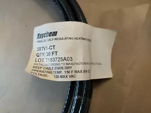 30', Raychem 3BTV1-CT Parallel Self-Regulating Heating Cable - Fast Ship - Picture 1 of 3