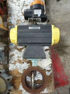 Flowserve Worcester Controls Actuator 6in butterfly control valve Sonic torque - Afbeelding 1 van 10
