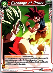 Dragonball Z Super Exchange of Power BT14-028 CCG TCG Kostenloser Versand! - Bild 1 von 1