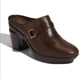 Cole Haan Air Shelly Womens Brown Leather Clogs Shoes Size 11 B - Picture 1 of 5