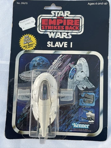 Vintage 1977 Kenner Star Wars The Empire Strikes Back Slave I # 39670 Figurine Cover