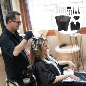 Hair Coloring Brush Hair Dye Earmuffs Hair Dye Ear Shield Hair Coloring Kit - Picture 1 of 12