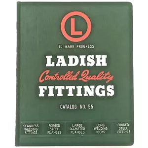 Vintage Ladish Fittings Catalog No. 55 1954 Flange Forging Gasket Ref - Picture 1 of 13