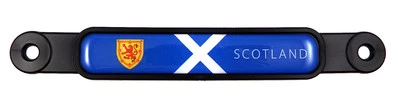 Scotland Scottish Flag Emblem Screw On Car License plate Decal  badge — 第 1/4 张图片