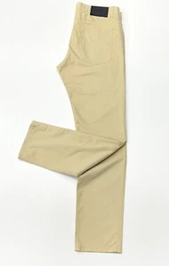 Hugo Boss Men's Slim Fit Jeans In Lightweight Satin Stretch Denim In Beige