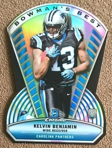Kelvin Benjamin 2014 Bowman Chrome Bowman's Best Die-Cut Rookie #BB-KB Panthers - Picture 1 of 2