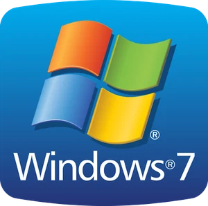 lIl Aufkleber Windows 7 win7 Sticker 20 x 20mm blau - Bild 1 von 3