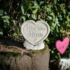 Ornamento Miss You MumStone en honor a tu mejor madre hogar jardín o tumba - Imagen 1 de 4