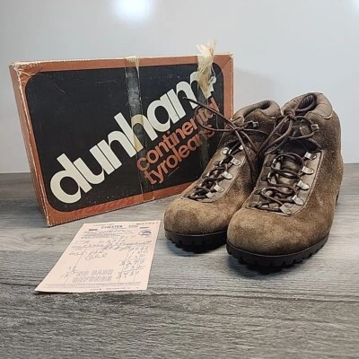 Dunham Continental Tyroleans Chukka Botas Talla 8.5 Mujer Marrón Gamuza Suelas Vibram Foto 1 de 4