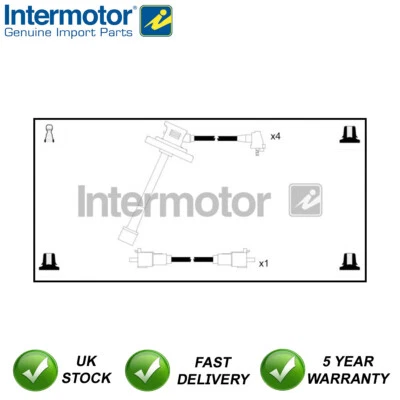 Conductores de encendido Intermotor HT se adaptan a Toyota MR 2 1989-1992 2.0 76109SJ Foto 1 de 2