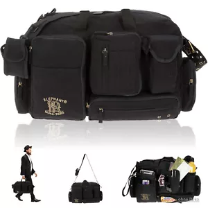 Tasche Elephant Canvas XL 50 Reisetasche Sporttasche Männer Herren 3525 Schwarz - Bild 1 von 12