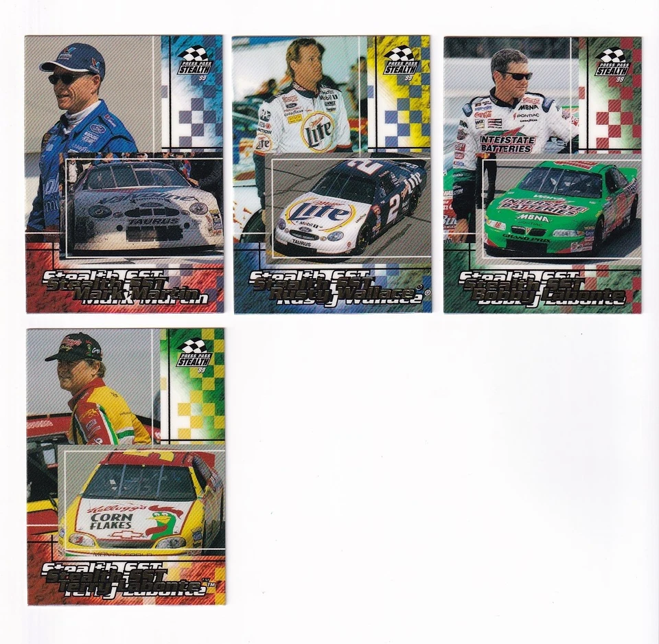 Stealth SST-CARS 1999 (¡despegado!) #SS7 Mark Martin--¡SOLO UNA TARJETA! Foto 1 de 1