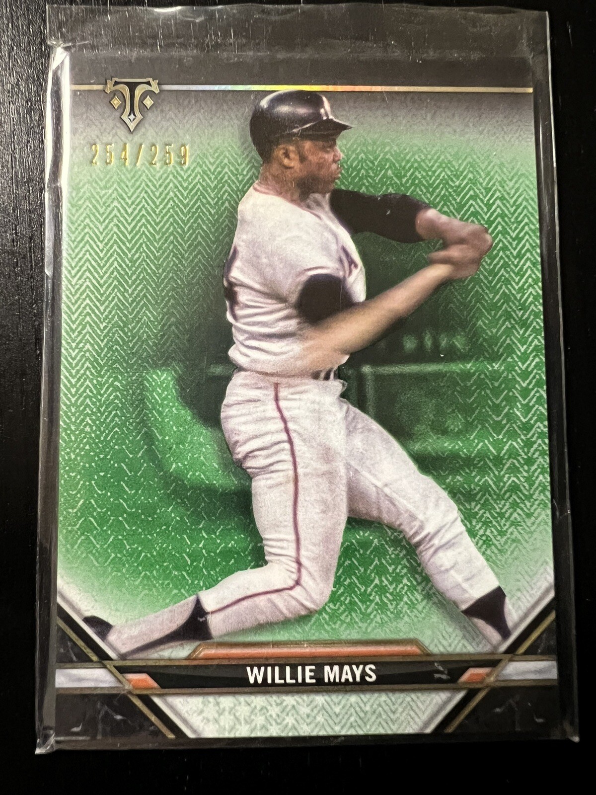 2021 Topps Triple Threads Emerald /259 Willie Mays #88 HOF San Francisco Giants