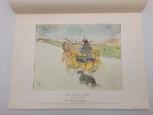 Stampa La Partie de campagne Henri de Toulouse-Lautrec - litografia 1897 - Picture 1 of 2