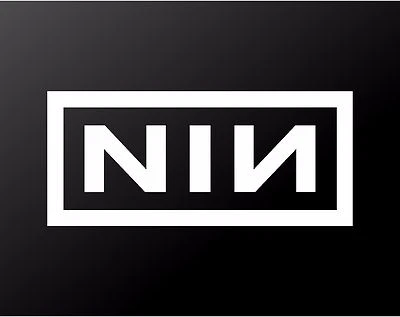 Nine Inch Nails NIN Logo Vinilo Calcomanía Laptop Coche Ventana Altavoz Adhesivo Foto 1 de 3