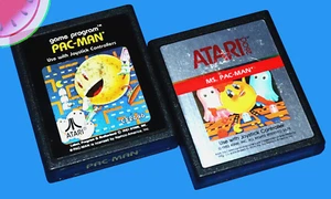 TESTED Atari 2600 Game LOT Mr. PACMAN and MS. PAC-MAN Game Works 7800 Arcade - Picture 1 of 6